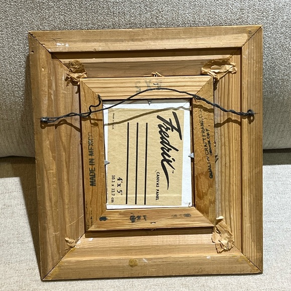 Floral Signed Oil Painting Framed - Picture 4 of 5